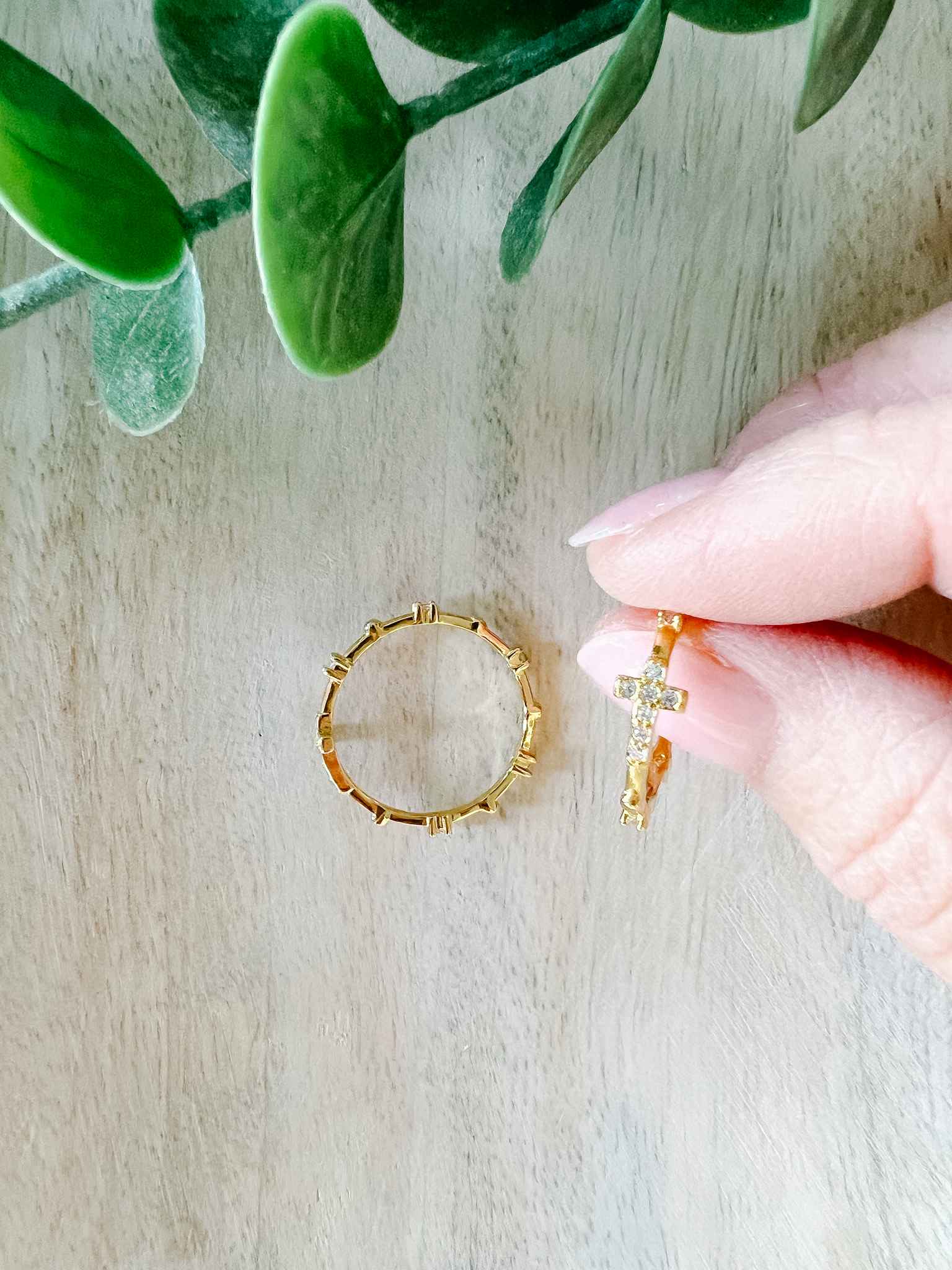 Rosary Ring - Religious Jewelry for Prayer & Devotion - Perfect for Catholics, Christians & Spiritual Gifts
