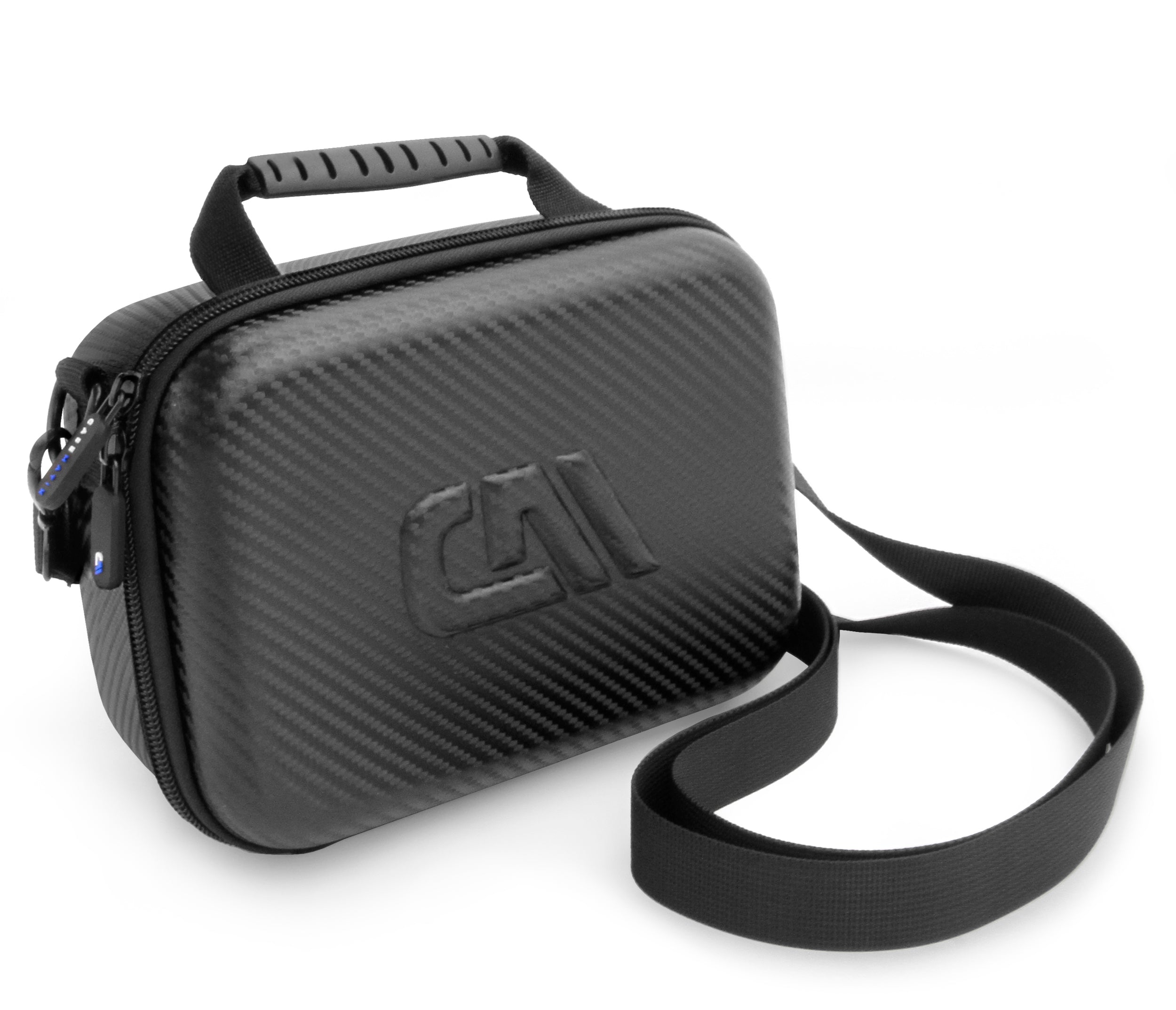 CASEMATIX 8 Hard Shell EVA Travel Case with Shoulder Strap & Padded Divider - Fits 7