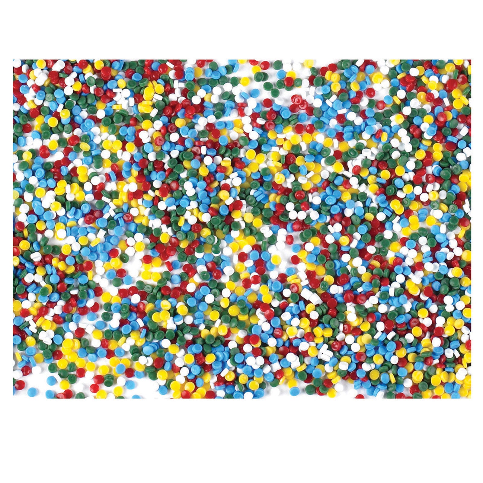 Vibrant Multi-Colored Kidfetti Play Pellets for Kids - 10 lbs Bag | Sensory Play, Classroom Activities & Party Decorations