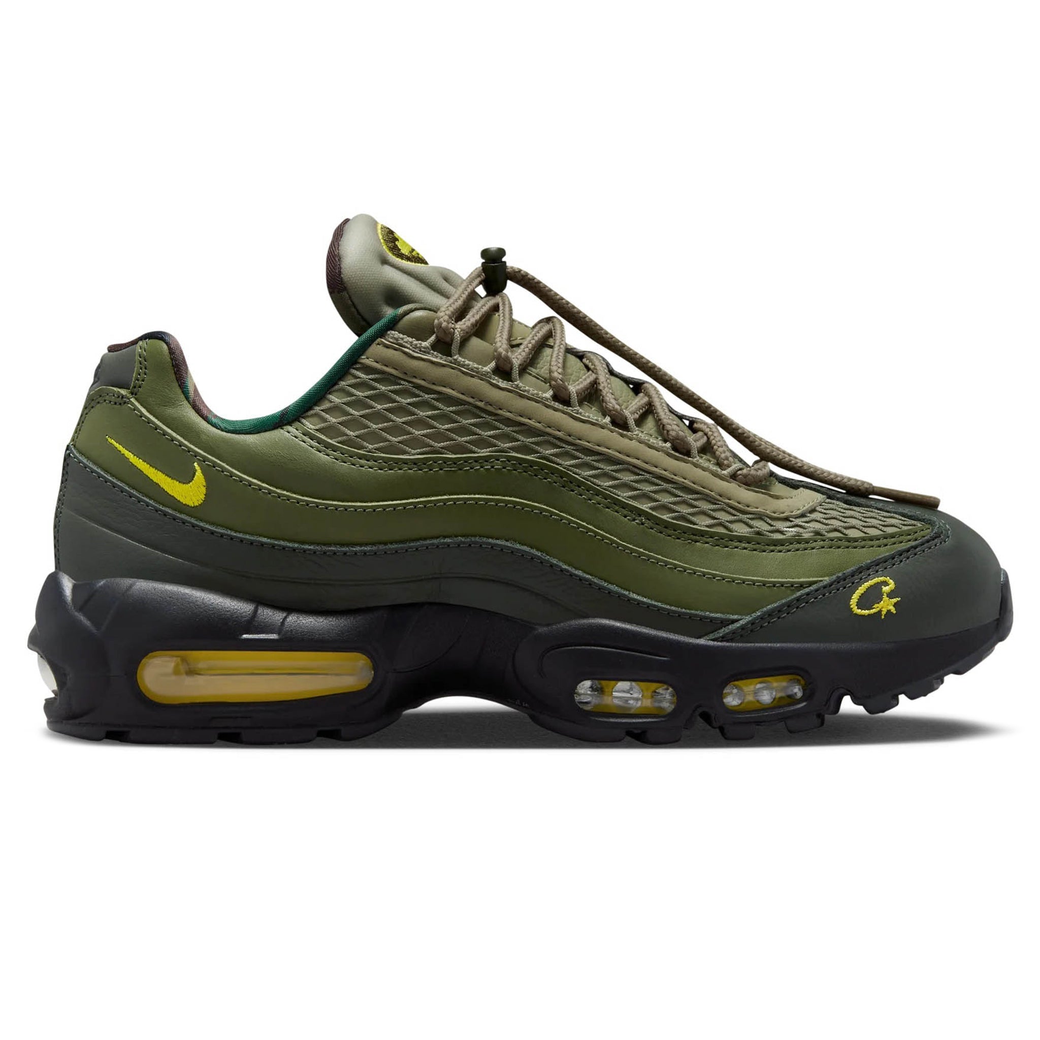Corteiz x Nike Air Max 95 SP Green Sneakers - Men's Running Shoes for Jogging, Gym & Casual Wear