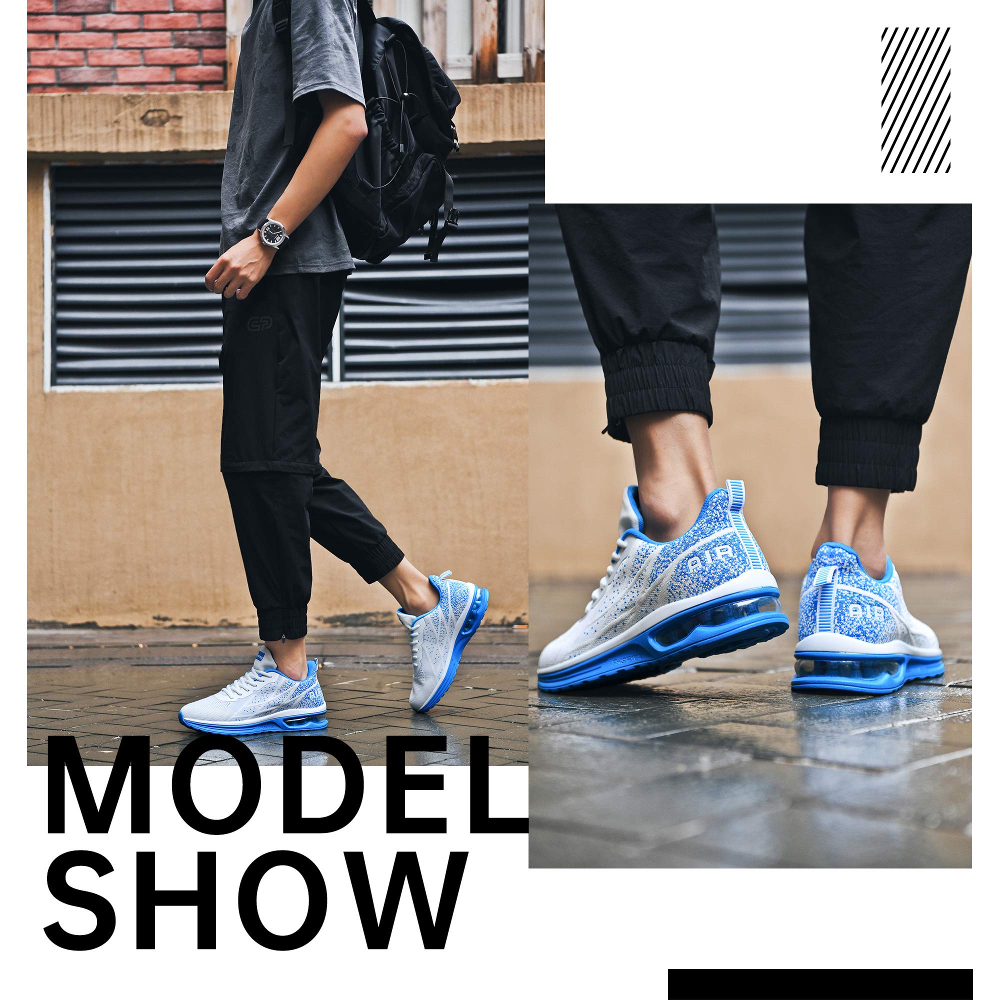 MEHOTO Men's Air Running Sneakers - Lightweight Athletic Shoes for Jogging, Gym, Fitness & Walking | Breathable Comfort for Sports & Daily Wear