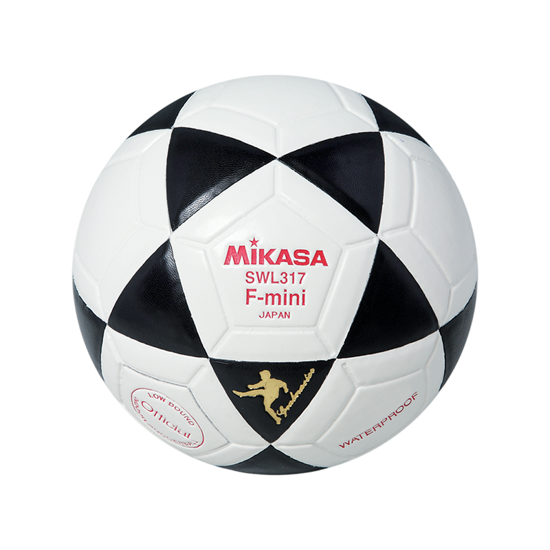 Mikasa SWL317 Premium Futsal Soccer Ball - Official Size & Weight, White/Black Design - Perfect for Indoor Soccer Games, Training, and Competitive Matches