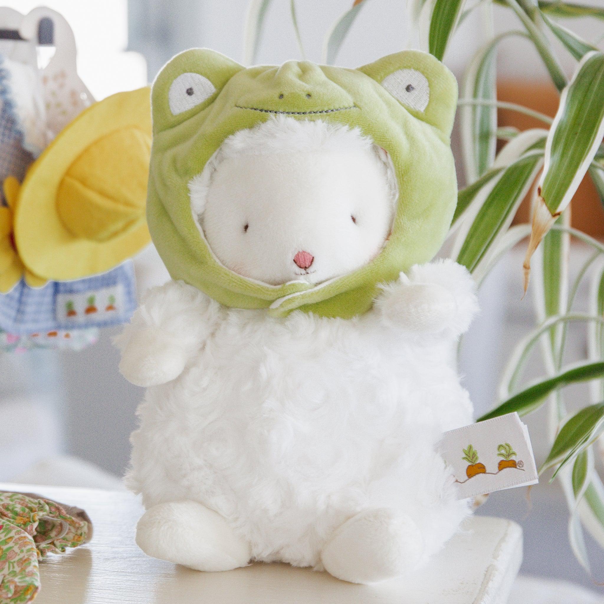 Adorable Frog Hat for Kids - Cute Animal Costume Accessory for Dress Up, Halloween, and Photo Props