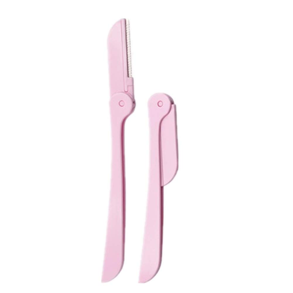 Professional Eyebrow & Face Razor for Women - Dermaplaning Tool, Facial Hair Remover, Eyebrow Shaper - Pink 1pc - Perfect for At-Home Skincare & Grooming
