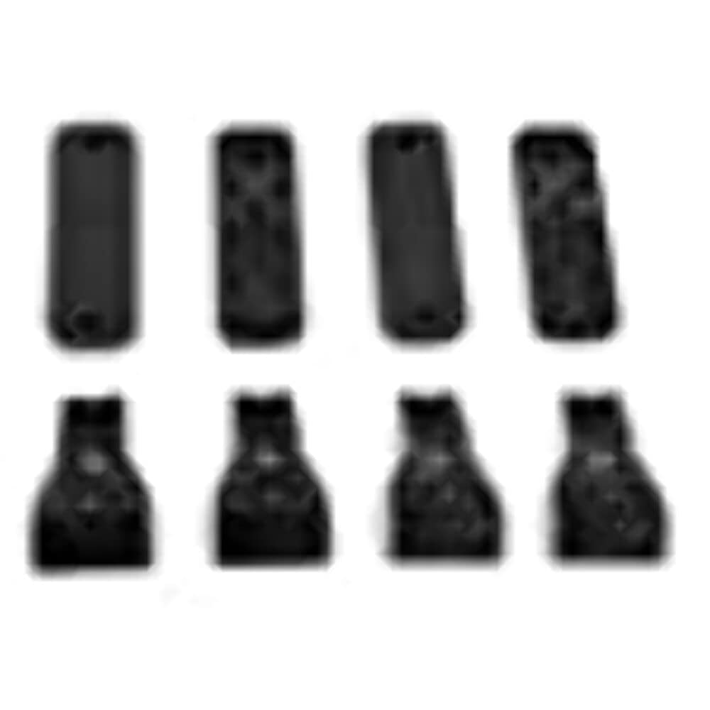 Rhino Rack 2500 Roof Rack Pad and Clamp Kit (Set of 4) - Heavy Duty Universal Fit for SUVs, Trucks & Vans - Protect Your Vehicle Roof from Scratches & Damage During Outdoor Adventures