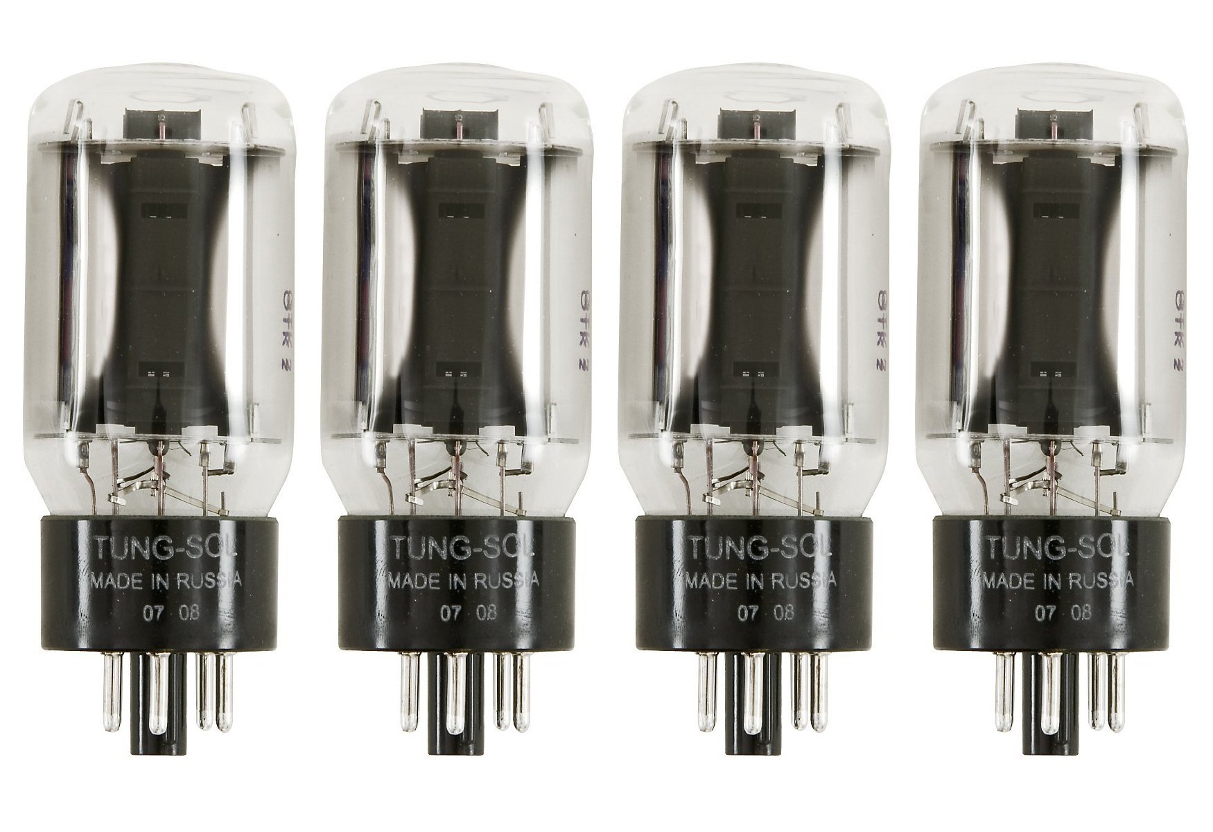 Matched Quad 6L6GC STR Power Vacuum Tubes (4 Pack) - Premium Audio Amplifier Tubes for Guitar Amps & Hi-Fi Systems