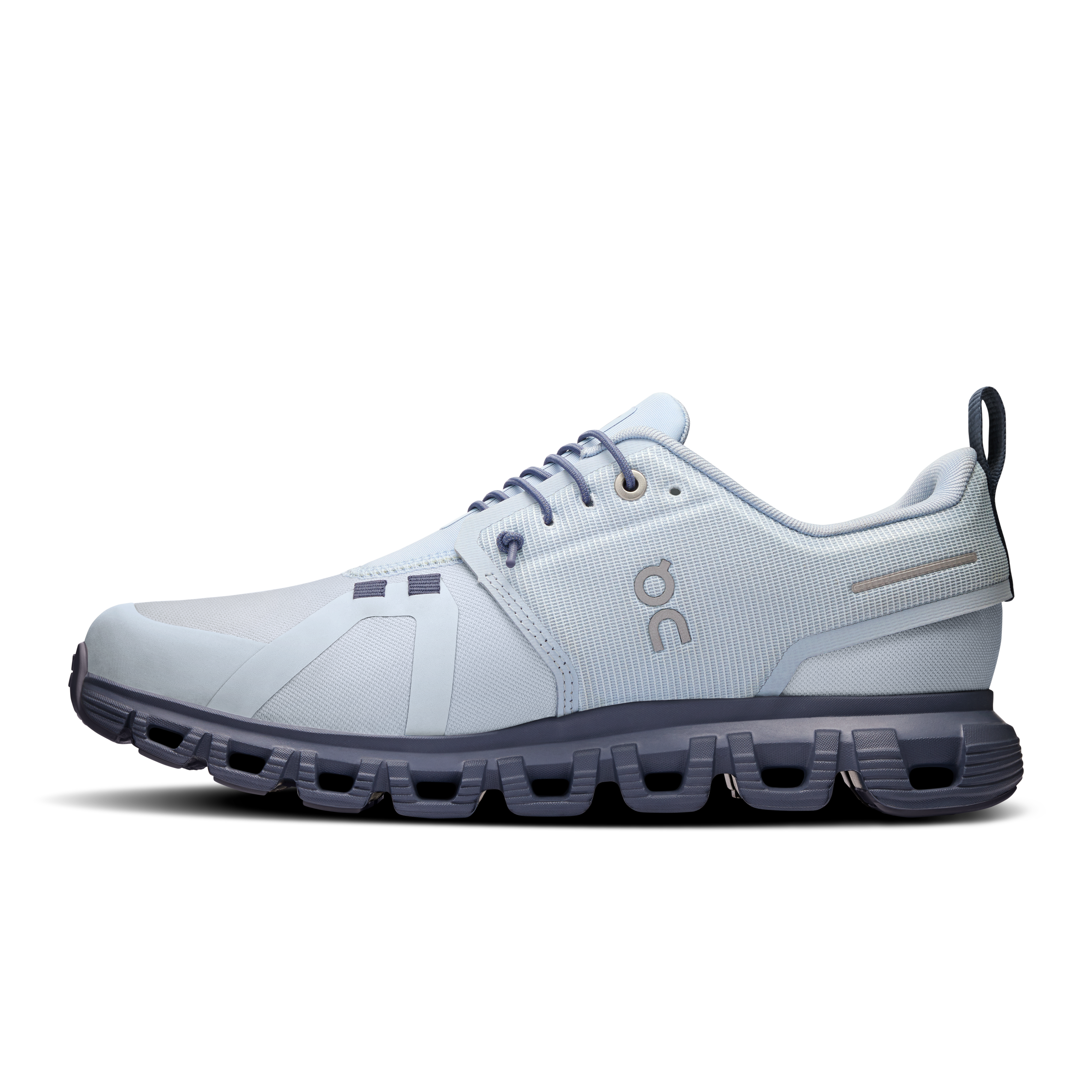 On Running Women's Cloud 6 WP Waterproof Running Shoes - Heather/Metal - Lightweight Trail Running & Hiking Shoes for Women