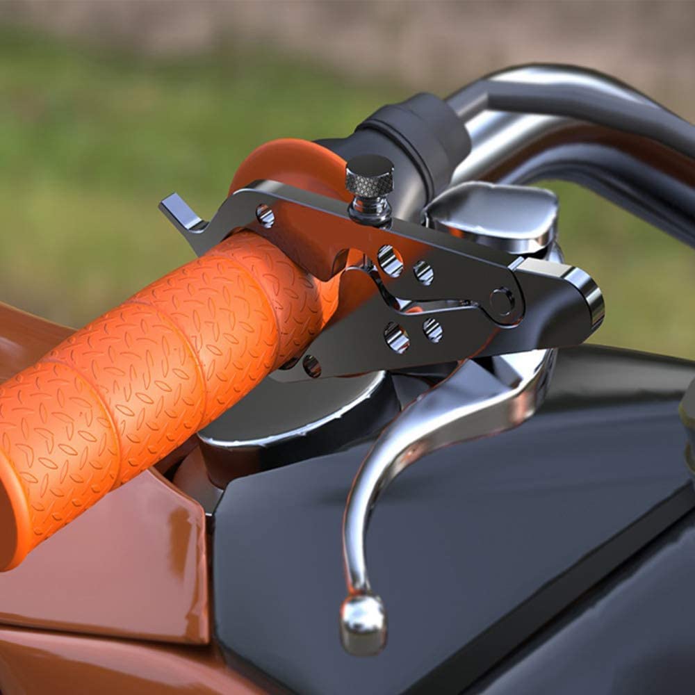 Universal Motorcycle Cruise Control Throttle Clamp - Silicone Ring Throttle Assist Wrist Support for Long Rides, Highway Cruising, and Touring