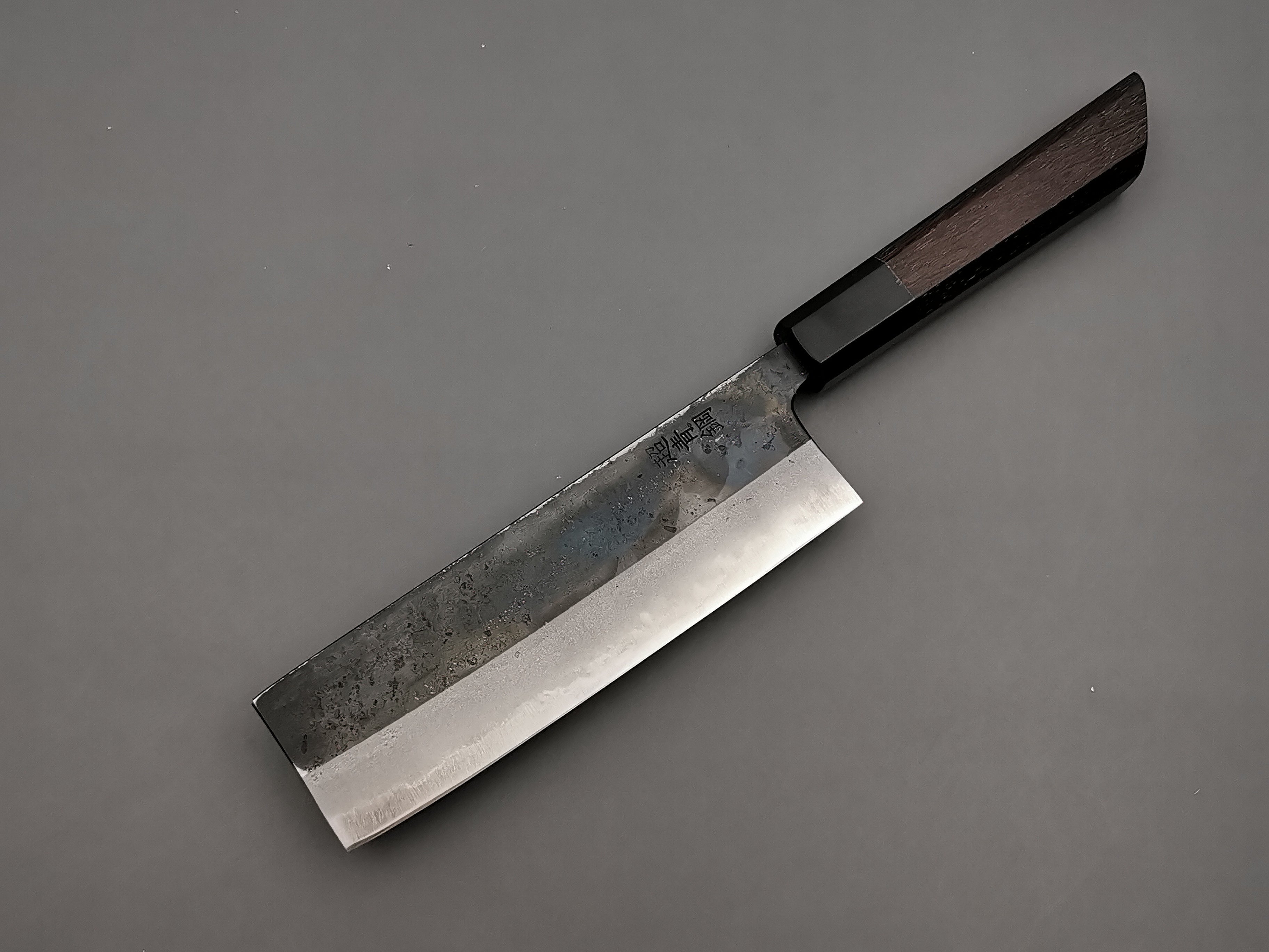 Hatsukokoro Kurosagi Nakiri Japanese Chef Knife - High Carbon Steel Blade for Precision Slicing, Dicing & Chopping - Perfect for Sushi, Vegetables & Meat Preparation