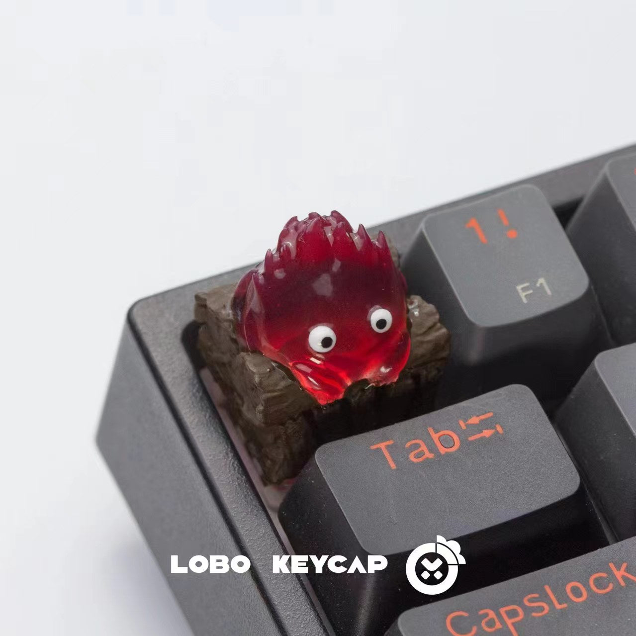 Custom Mechanical Keycaps - Hal's Mobile Castle Casifa Transparent Personalized Keycaps for Gaming, Typing & Mechanical Keyboards (Gamer, Programmer, Office Use)