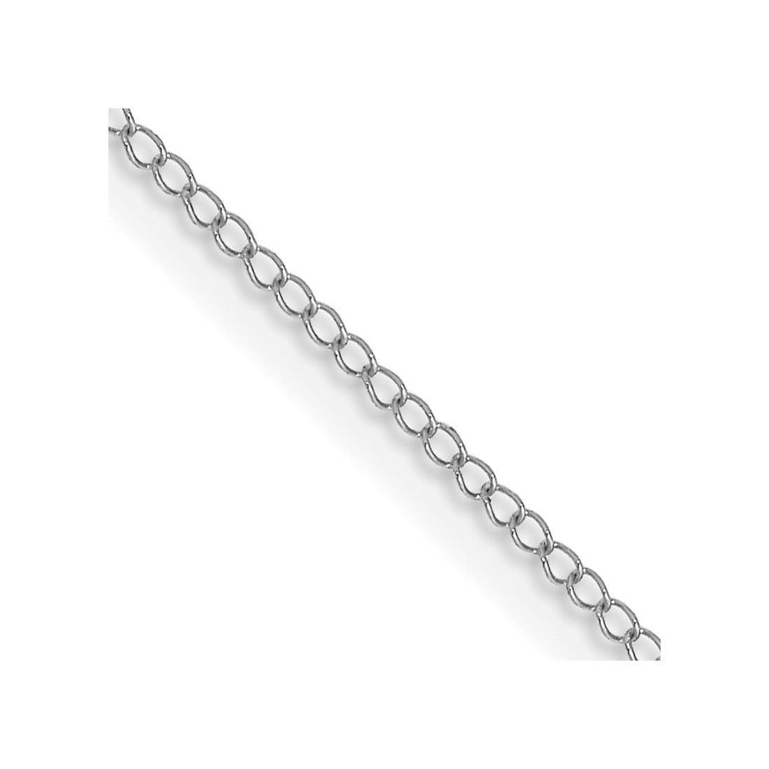 14K Gold Curb Chain Necklace for Women & Men - Adjustable Lengths (16