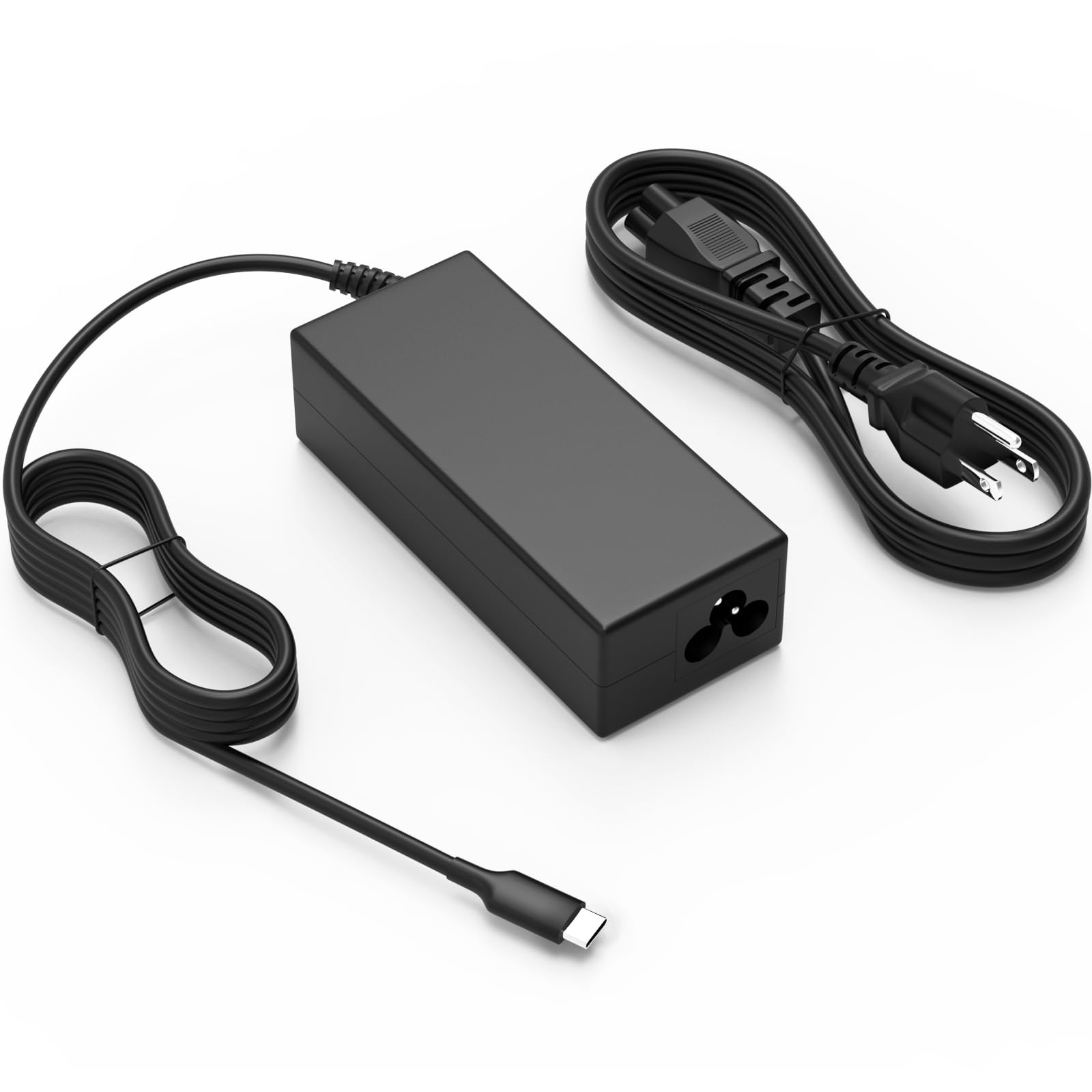45W USB C Universal Laptop Charger - Compatible with HP, Lenovo, Dell, Acer, Asus, Samsung, Google Chromebook & More - Type C Power Adapter with Fast Charging - Perfect for Home, Office & Travel Use