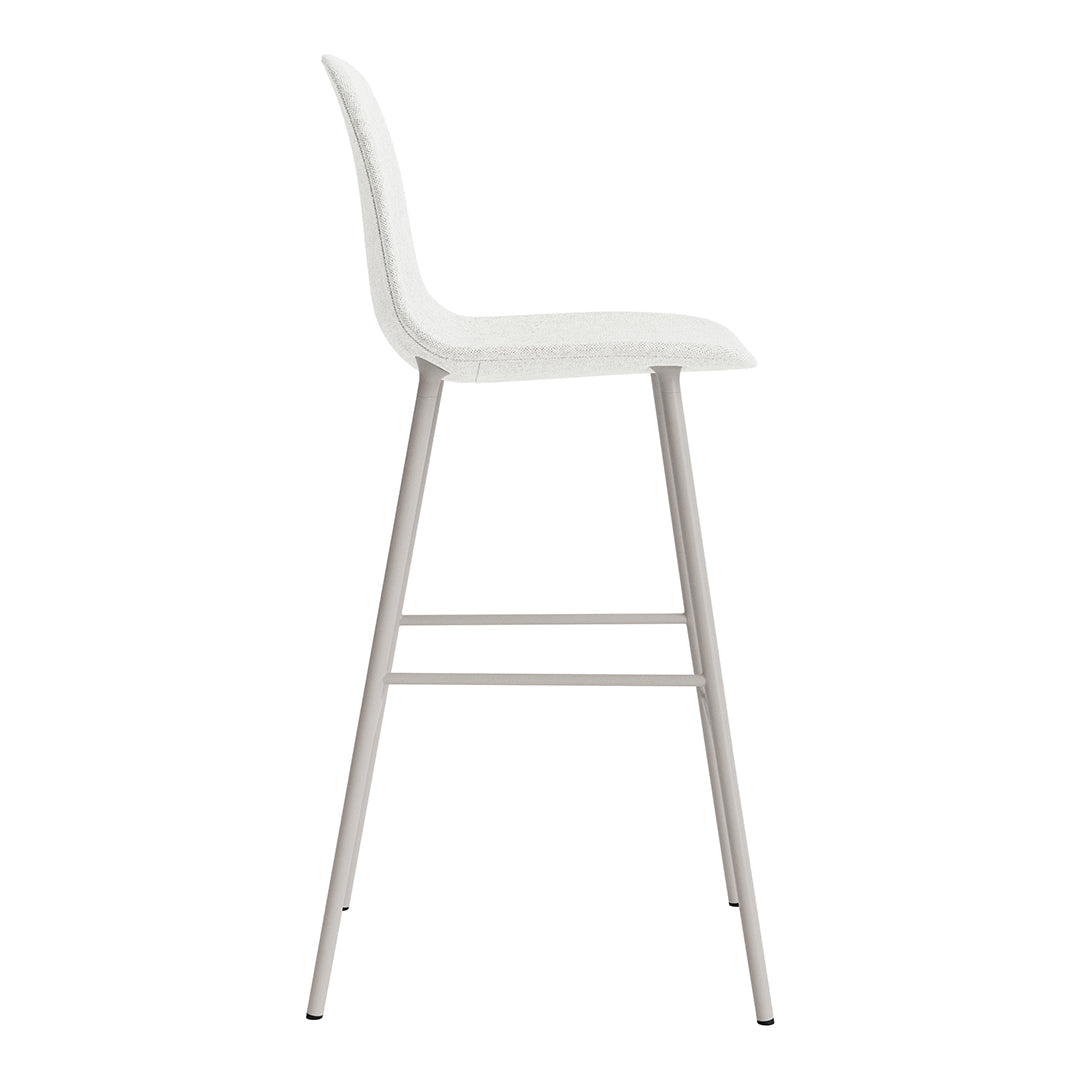 Stylish Form Bar Chair - Fully Upholstered Counter Stool for Kitchen Island, Breakfast Nook & Home Bar - Comfortable Modern Seating for Dining & Entertaining
