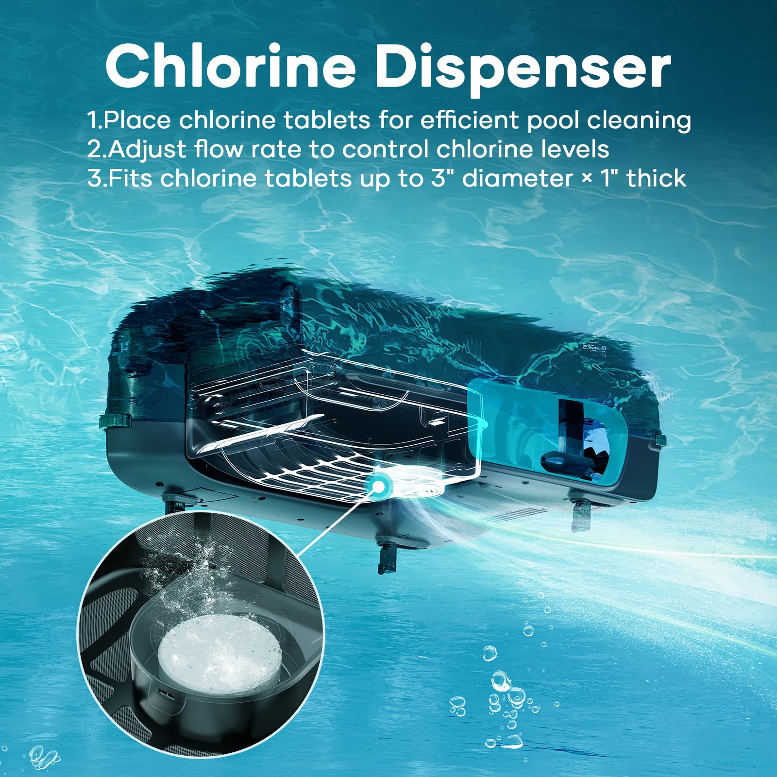 AI-Powered AIPER Surfer S2 Solar Pool Skimmer with APP Control | 24/7 Automatic Cleaning, Solar + Electric Dual Charging, Smart Obstacle Avoidance | Ideal for Inground & Above Ground Pools | Perfect for Backyard, Residential & Commercial Use