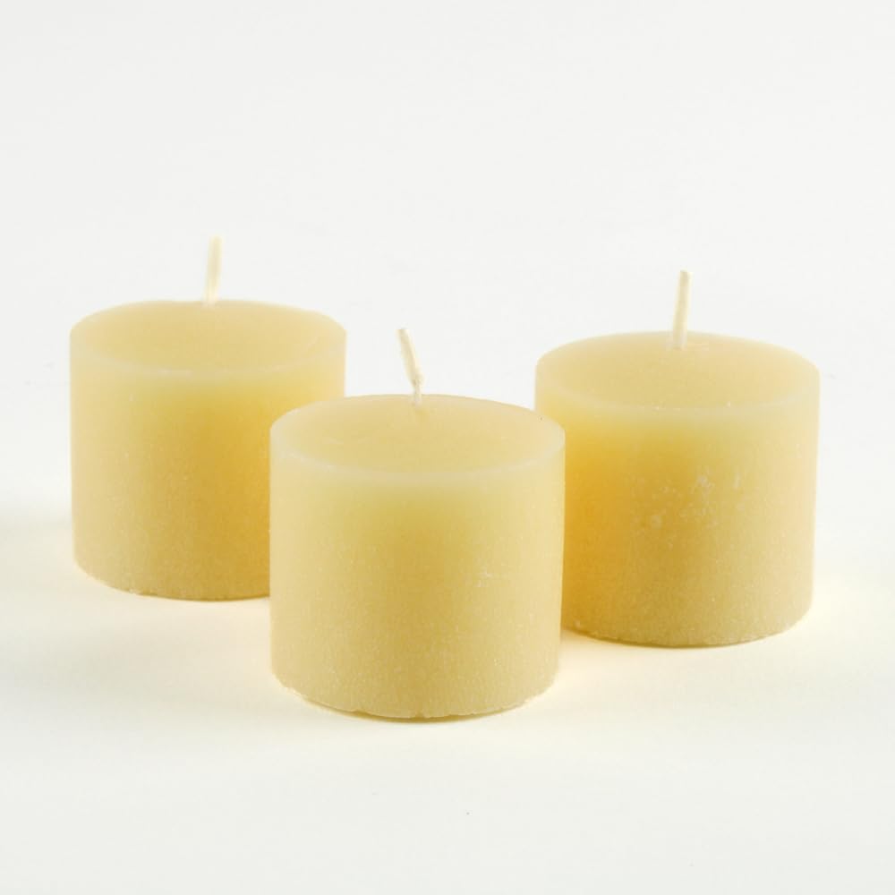 144-Pack Richland Unscented Ivory Votive Candles with 144 Clear Glass Eastland Holders - Perfect for Weddings, Parties, and Home Decor