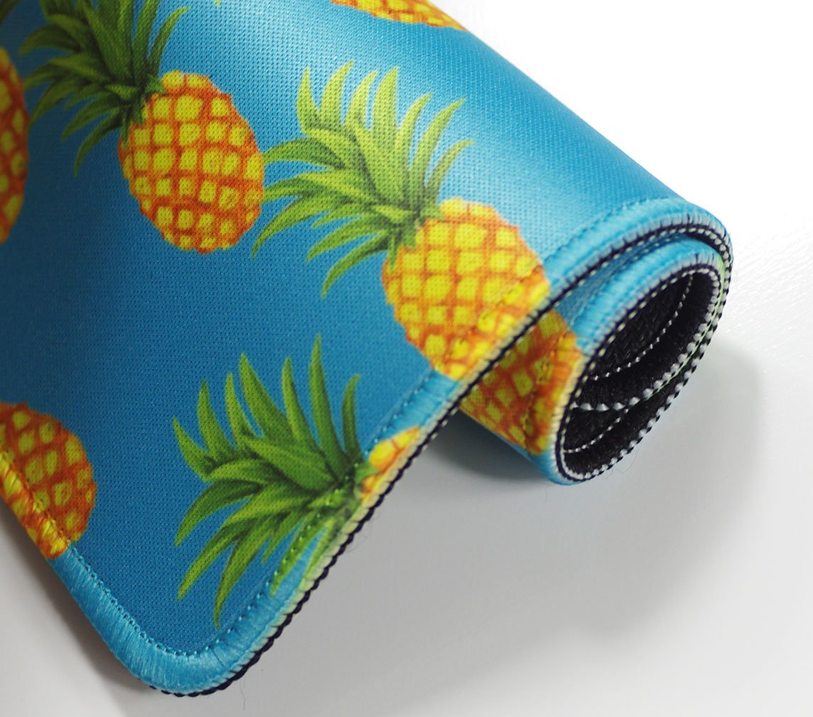 VIVIPOW Cartoon Pineapple Mouse Pad - Non-Slip Gaming & Office Desk Mat for Computers, Laptops - Cute Fruit-Themed Ergonomic Wrist Support for Work, Study & Home Use