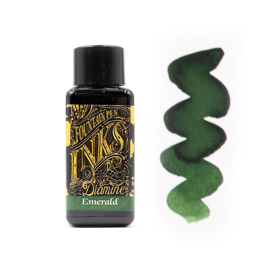 Premium Diamine Fountain Pen Ink 30ml Bottle - Vibrant Colors for Calligraphy, Journaling & Artistic Writing - Perfect for Fountain Pens, Dip Pens & Ink Drawing