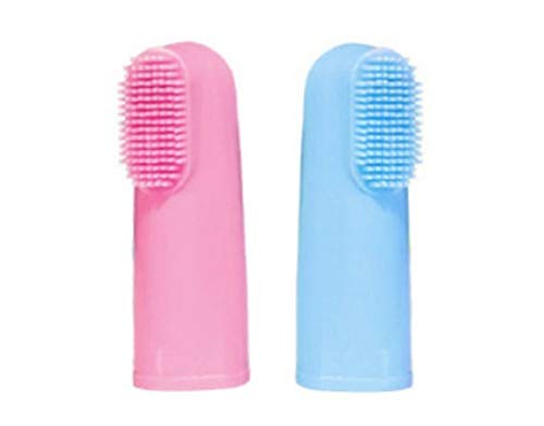 MPP Soft Bristle Dog Finger Toothbrush - 10 Pack for Pet Dental Care & Oral Health (Pink) - Gentle Teeth Cleaning for Small & Medium Dogs - Perfect for Daily Brushing & Fresh Breath
