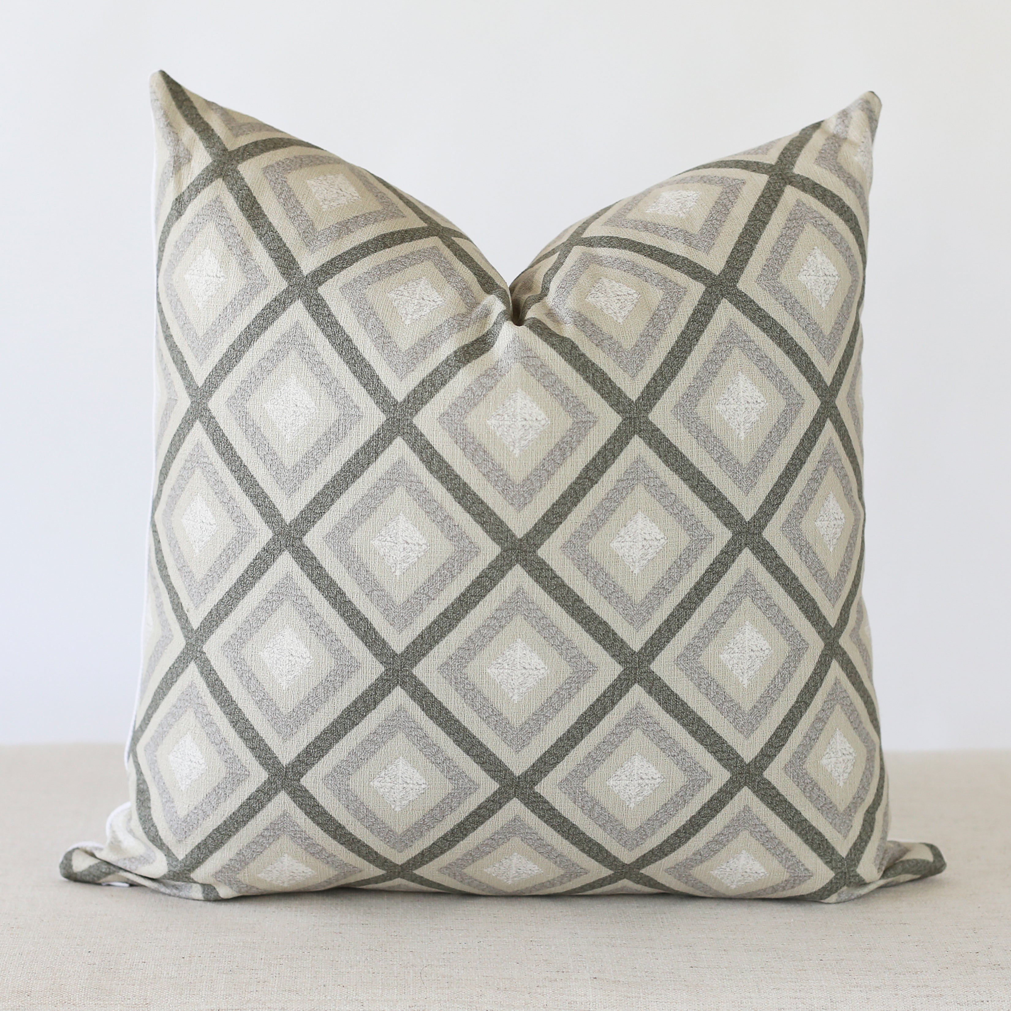Premium Lucca Pillow Cover - Soft & Breathable Linen Fabric - Decorative Cushion Case for Sofa, Bed, Living Room - Home Decor & Comfort Upgrade
