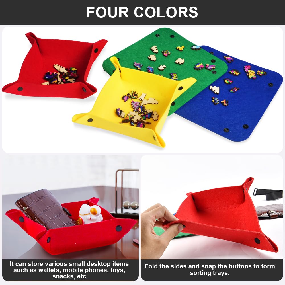 Ainiv Puzzle Roll Up Mat - 2000 Piece Felt Puzzle Mat, Portable Puzzle Storage Mat for Travel, Puzzle Organizer for Large Puzzles - Perfect for Home, Travel & Puzzle Enthusiasts