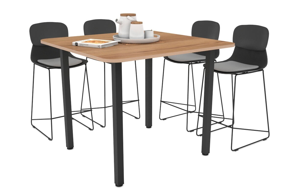 Quadro Square Legs Counter Table with Rounded Corners - 43.3