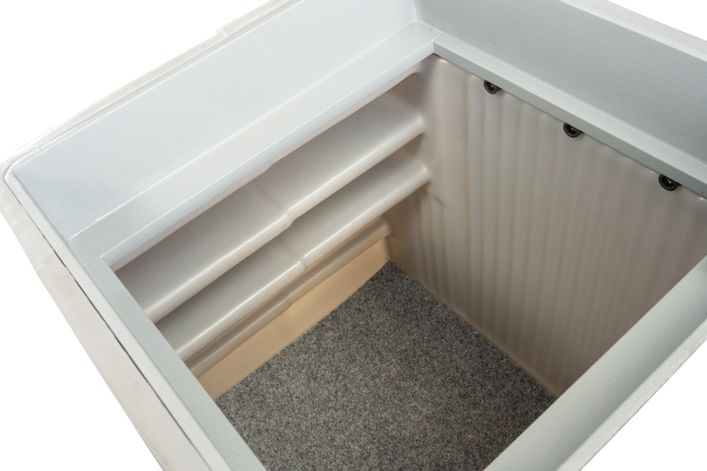Hayman FS4000 Heavy-Duty Polyethylene Floor Safe for Home & Business - Secure Cash, Jewelry & Valuables - Waterproof & Fire-Resistant Safe for Underfloor Installation