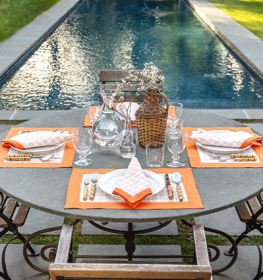 Premium Mikela Placemats Set of 6 - Waterproof & Heat Resistant Table Mats for Dining - Elegant Home Decor for Kitchen, Dining Room, and Outdoor Entertaining