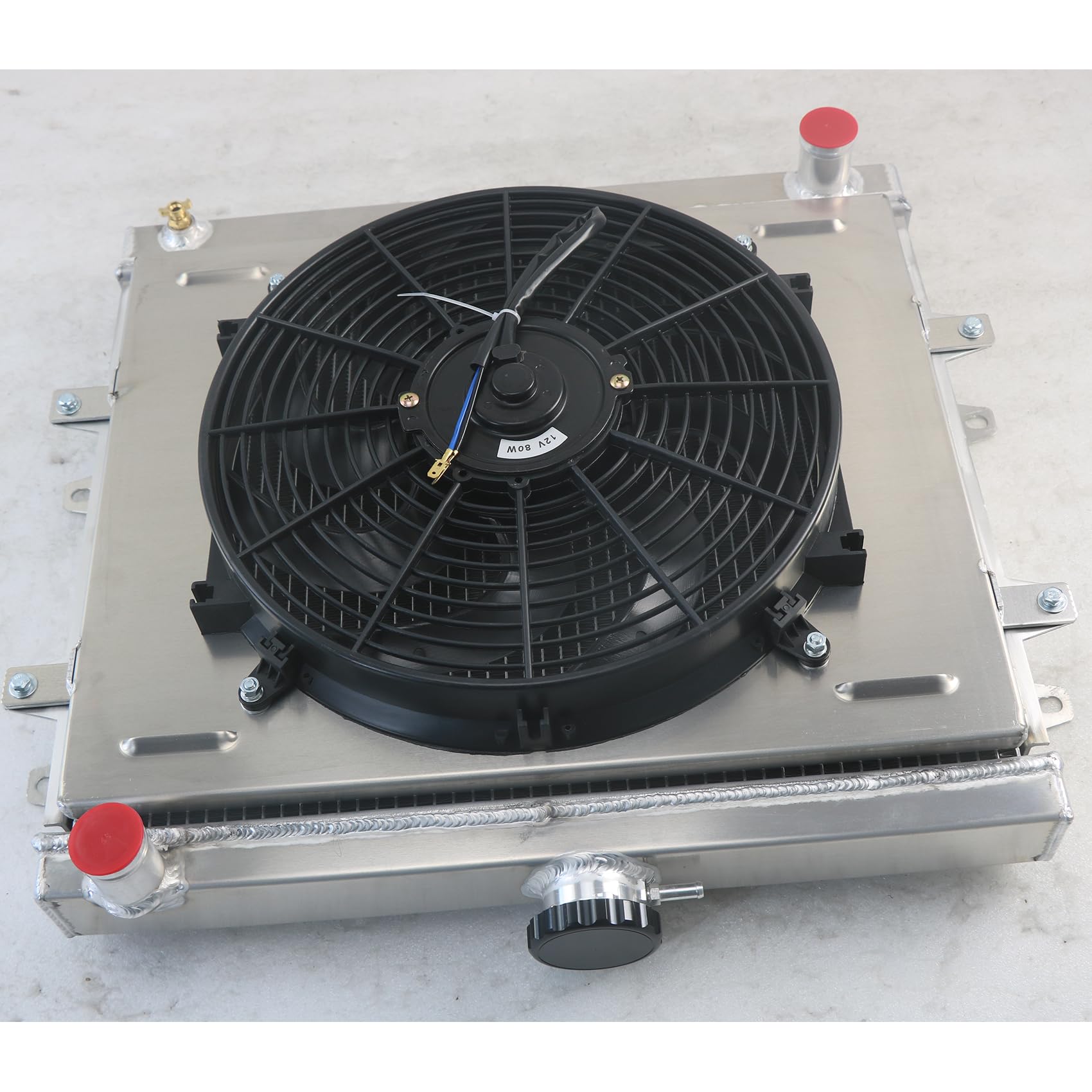 High-Performance Aluminum Radiator for Toyota 4Runner & Pickup 2.4L L4 (1984-1995) - 3-Row Cooling System with 14
