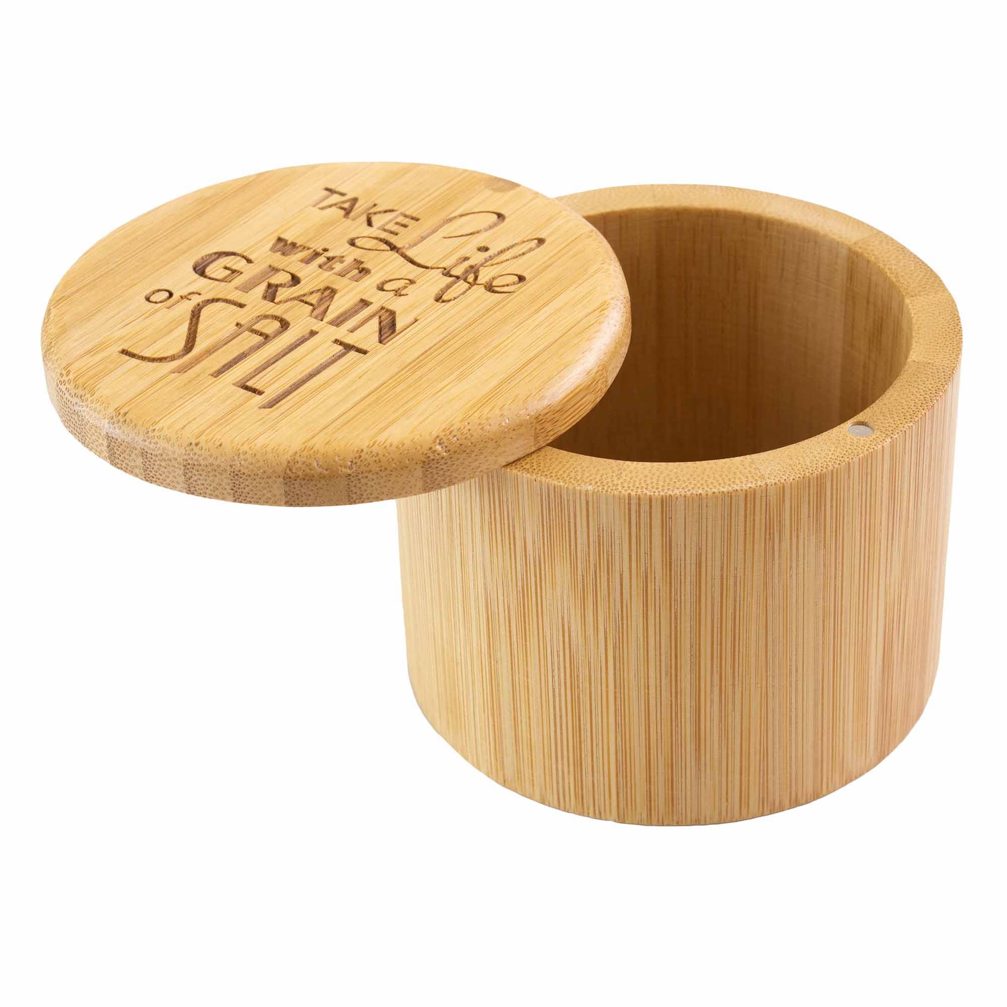 Handcrafted Engraved Salt Cellar - 6 Oz Capacity for Gourmet Cooking & Table Setting | Perfect for Kitchen, Dining Room & Gift Giving