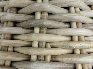 Premium Heavy-Duty Lined Square Log Basket - Rustic Firewood Storage Organizer for Fireplace, Living Room & Outdoor Use