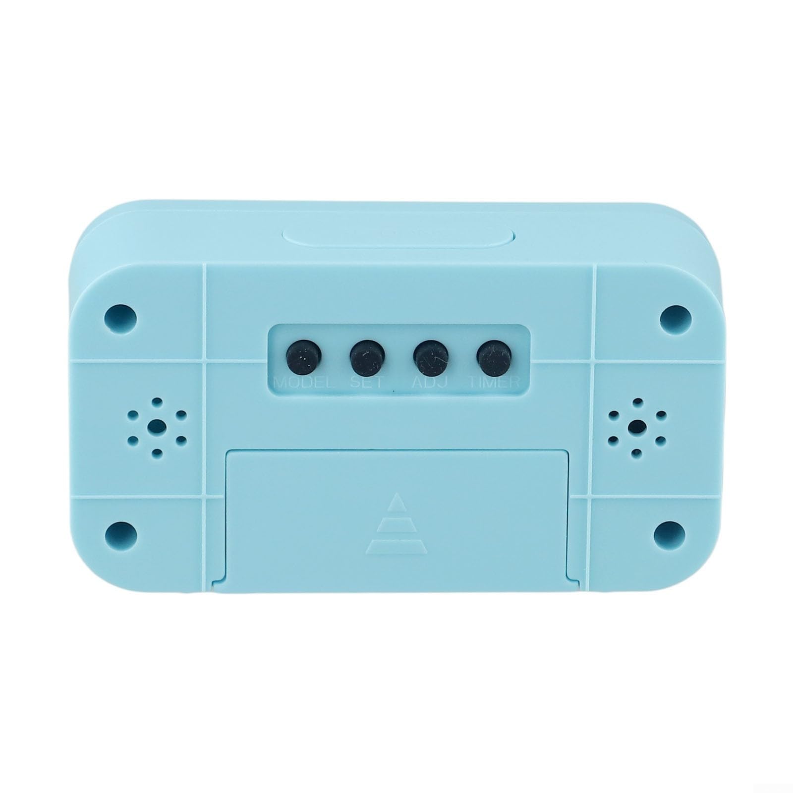 Smart Temperature Detection Alarm with Vibrant Color Options & Gradual Sound Alert - Perfect for Desk & Travel Use (Blue)