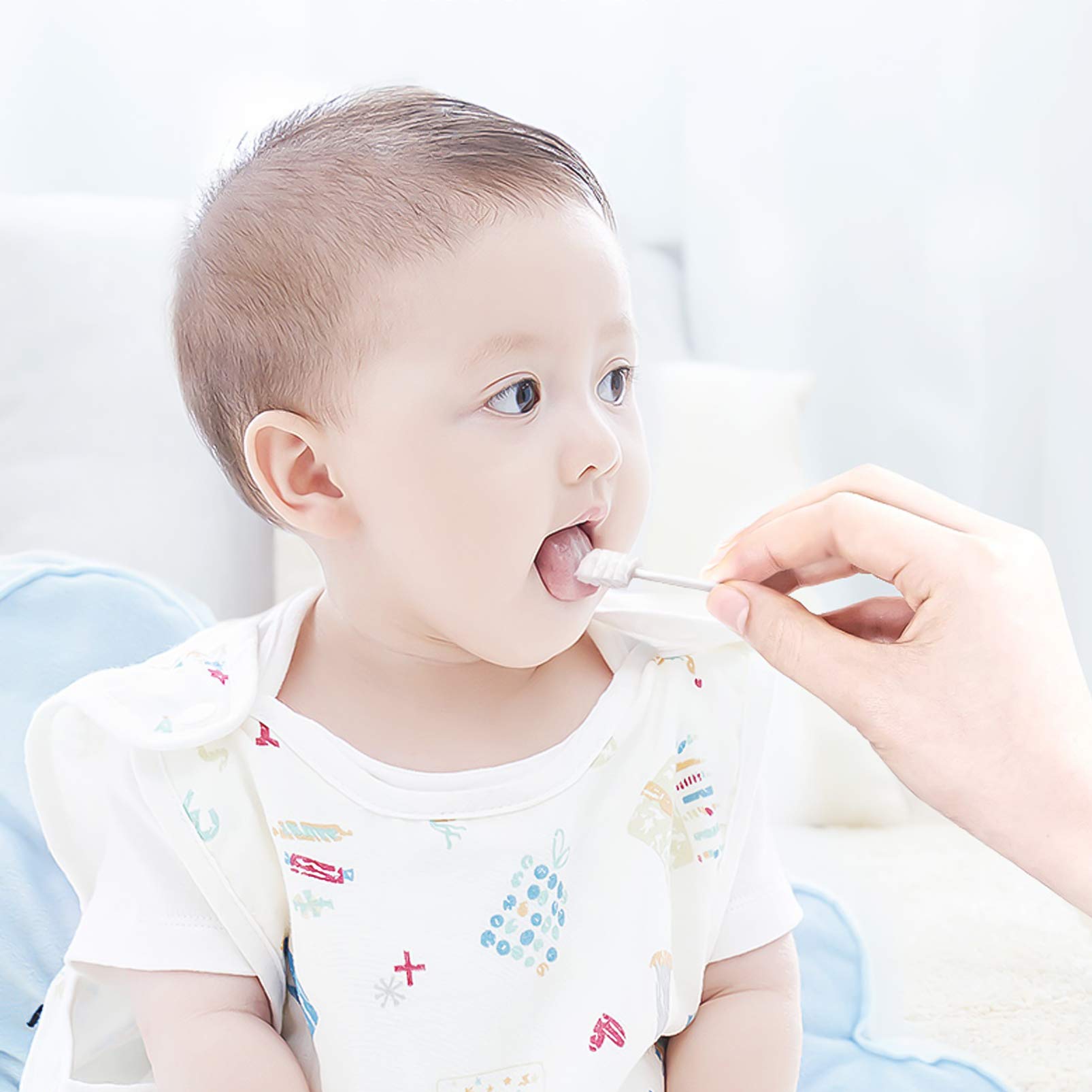 Disposable Tongue Cleaner & Toothbrush - 30pcs for Infant Oral Care - Perfect for Baby Hygiene & Travel