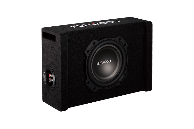 Kenwood P W804B 8-Inch Oversized Ported Subwoofer - Powerful Bass for Car Audio & Home Theater Systems