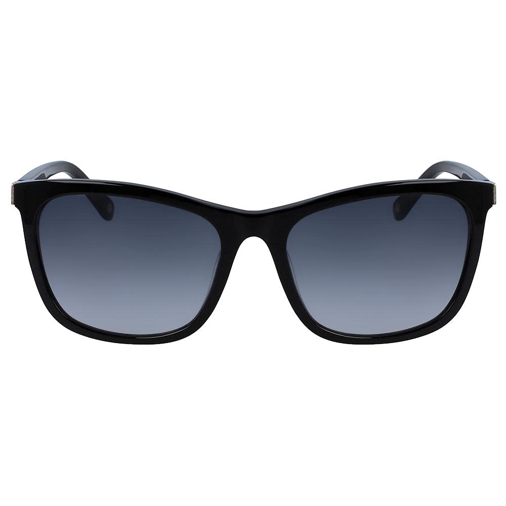 Nine West NW 637 S 001 Black Polarized Sunglasses for Women - UV Protection Fashion Shades for Driving, Beach & Outdoor Activities