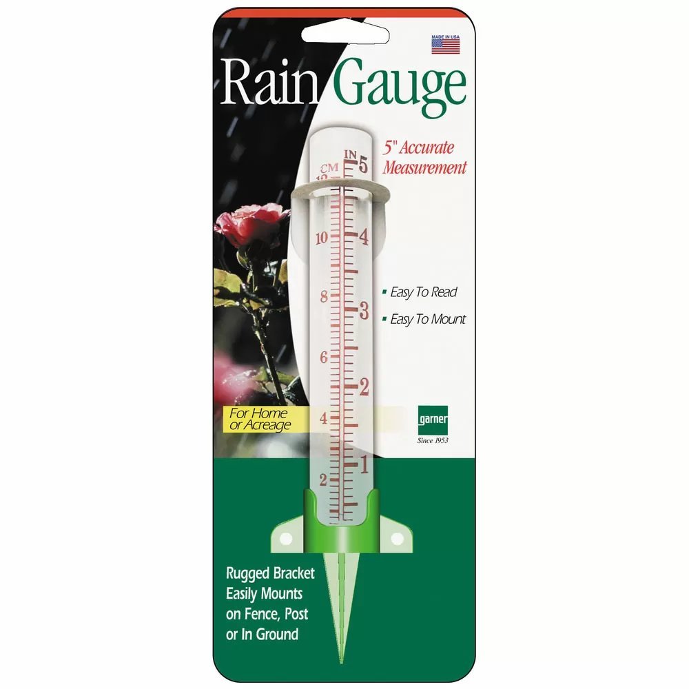 EZRead® Basic Rain Gauge - Accurate Outdoor Water Measurement Tool for Garden, Lawn & Weather Monitoring | Perfect for Homeowners, Gardeners & Weather Enthusiasts