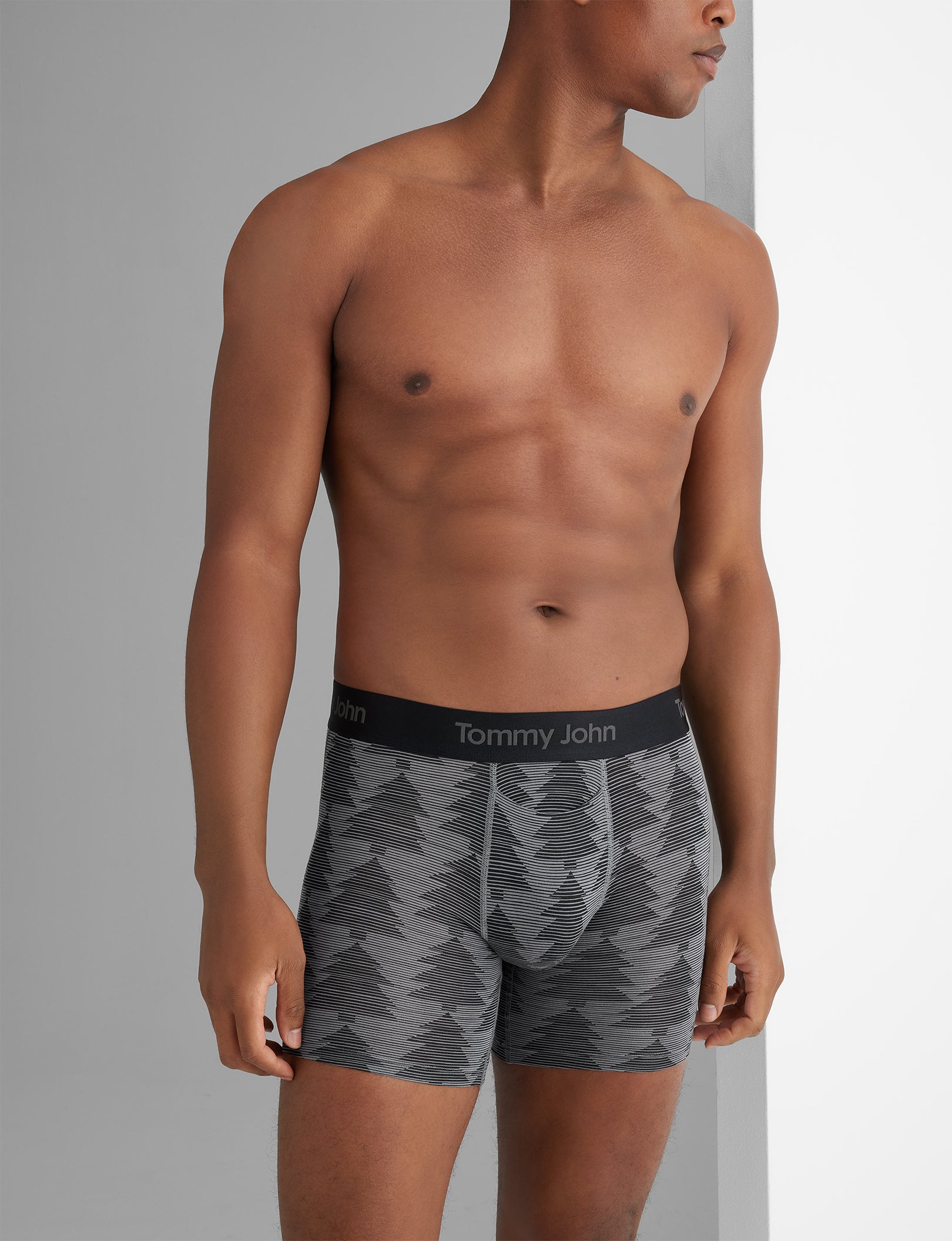 Second Skin Mid-Length Boxer Briefs - 6 Pack - Ultra Soft & Breathable Men's Underwear for All-Day Comfort - Perfect for Workout, Running & Daily Wear