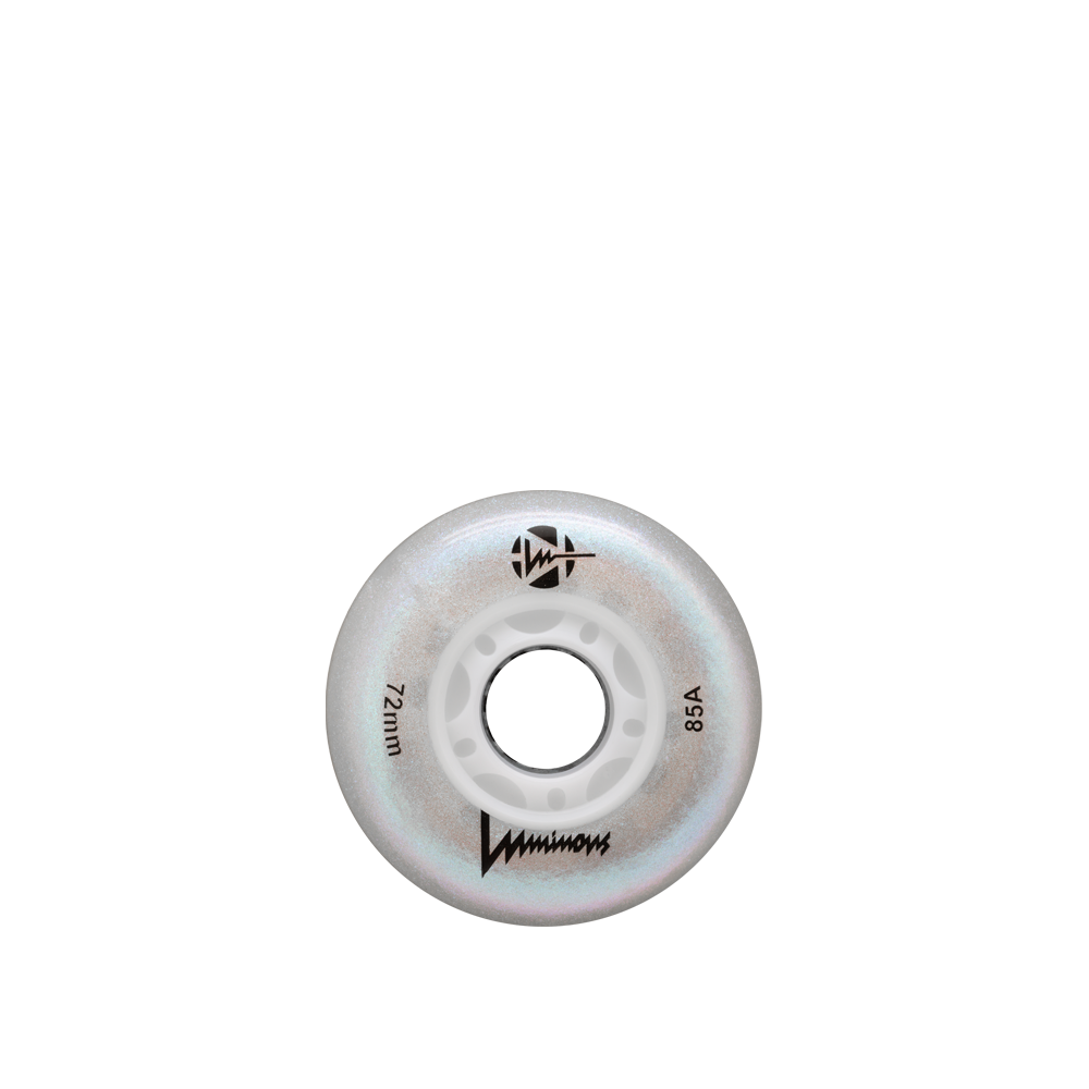 Luminous 72mm/85a Skateboard Wheels - High-Performance Single Wheel for Smooth Cruising & Longboard Riding - Perfect for Street Skating, Park Rides & Commuting