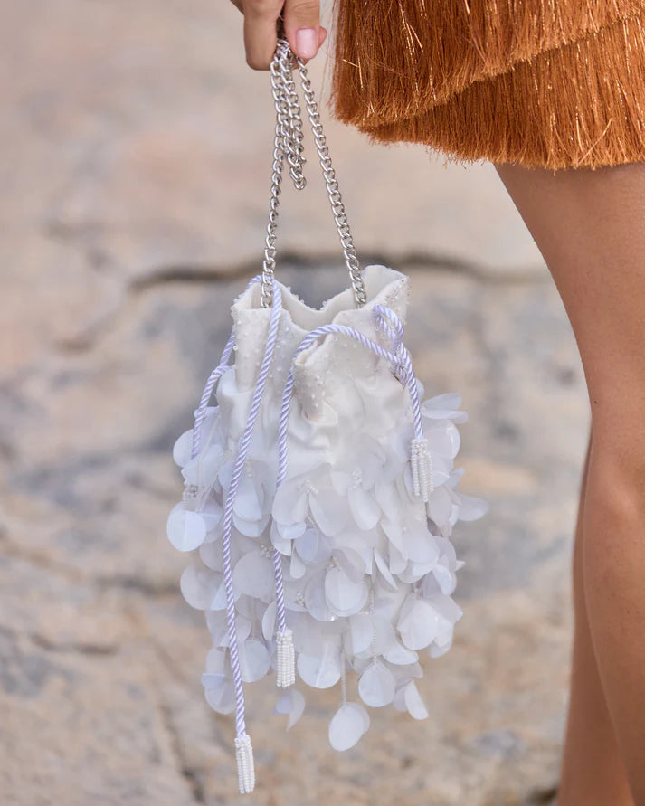 Blossom Bag - Stylish White Handbag for Women | Perfect for Work, Travel & Everyday Use
