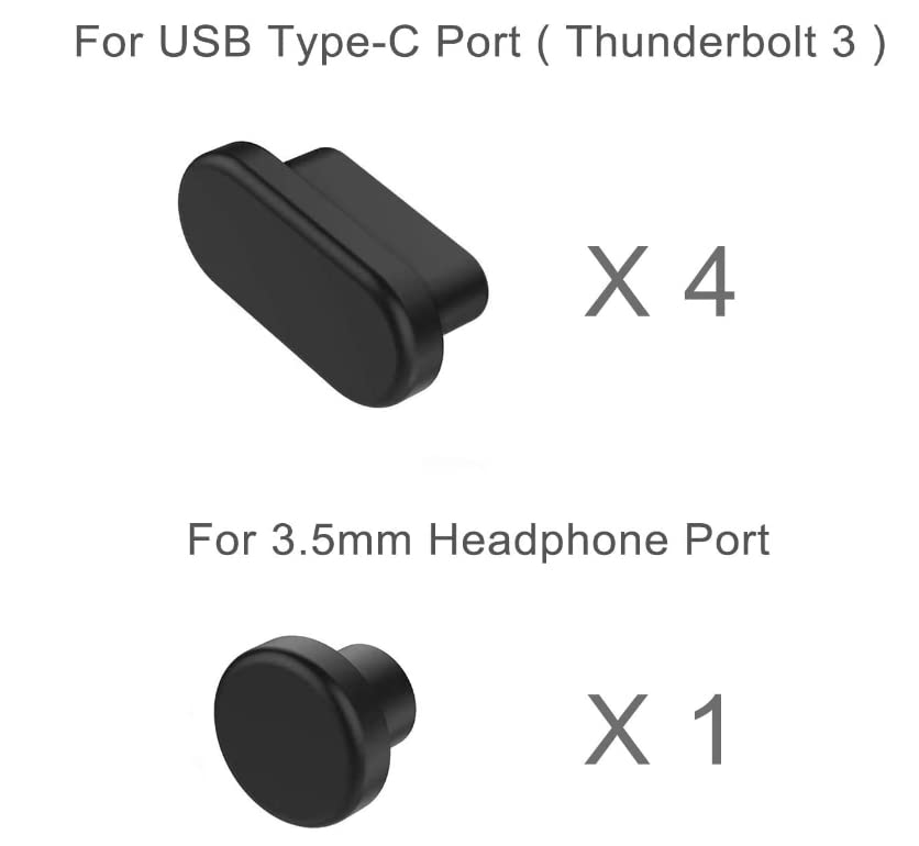 Premium Silicone Dust Plugs for MacBook Pro 14