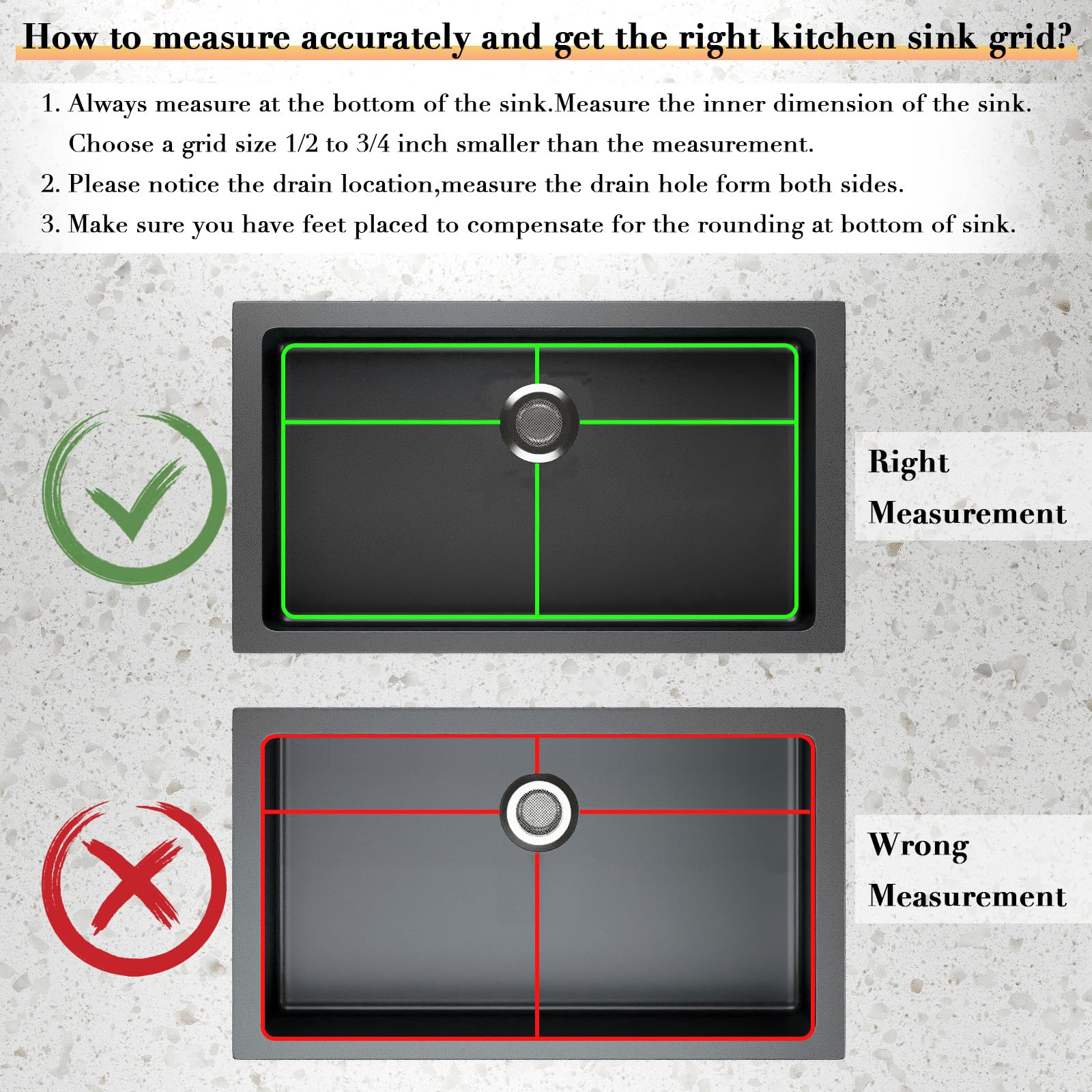 Stainless Steel Kitchen Sink Protector Grid - 28.75