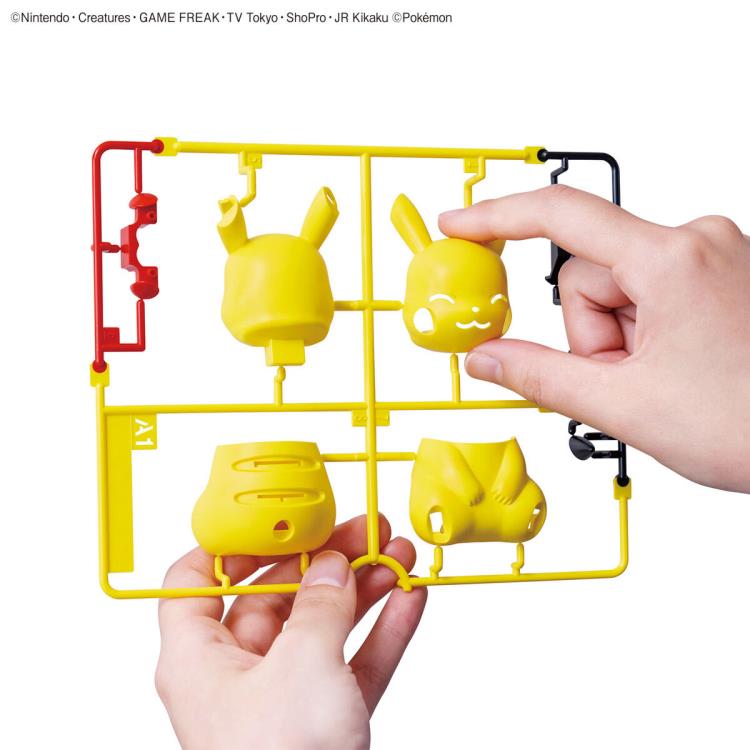Bandai Quick Model #16 Pokemon Pikachu Sitting Pose Model Kit - Perfect for Collectors, Gifts & Anime Fans - Great for Display, DIY Projects & Pokemon Themed Decor