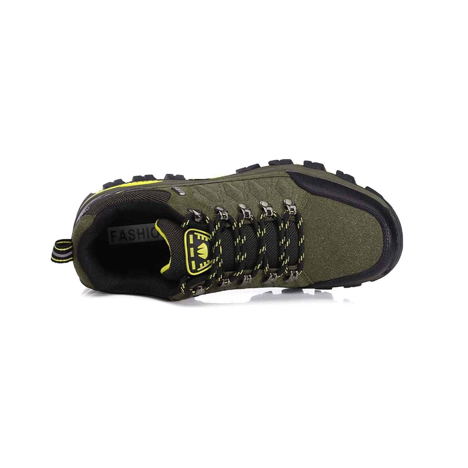 NJGRAE Women's Running Shoes - Lightweight Mesh Fitness Trainers for Hiking, Trekking & Outdoor Sports | Waterproof Climbing Shoes for Women | Perfect for Gym, Trail Running & Casual Wear | Ha1 Yellow
