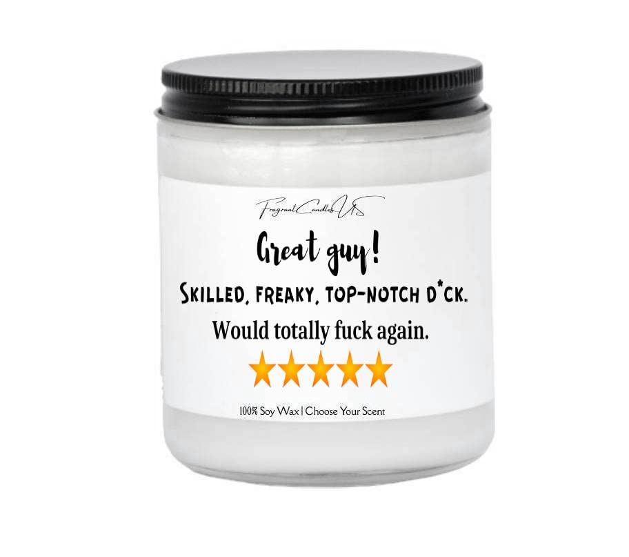 Romantic Valentine's Day Gifts for Him - Sexy Scented Candles with Adult Humor, Perfect for Anniversary, Birthday & Date Night - Naughty Candle Gift Set for Couples