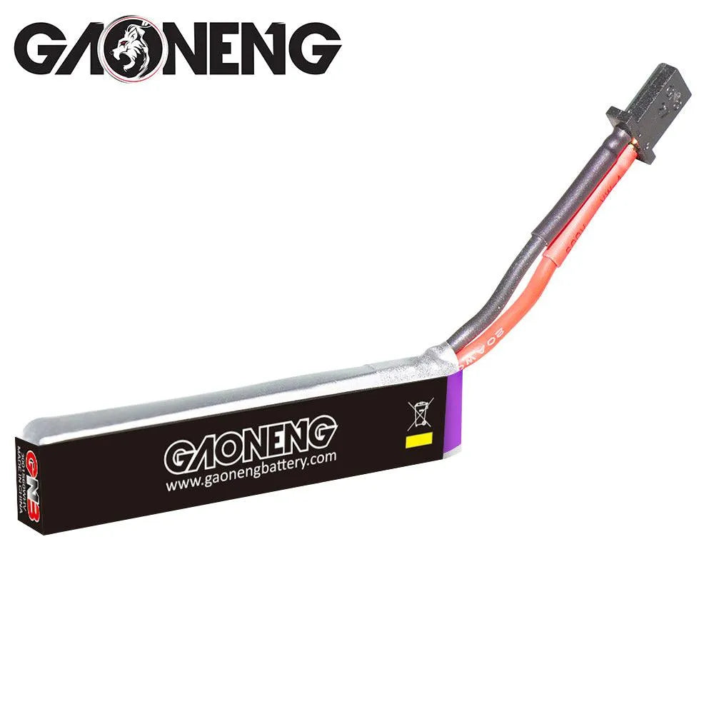 GNB 1S 300mAh 3.8V 60C/120C HV LiPo Battery with GNB27 High Current Discharge Plug - 4 Pack for RC Drones, FPV Racing, Mini Quadcopters, and Micro Airplanes