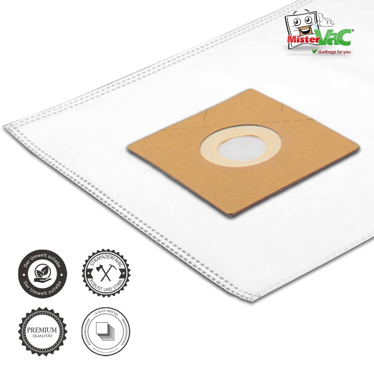 Fakir Theo Vacuum Bags - 40 Pack for Home Cleaning
