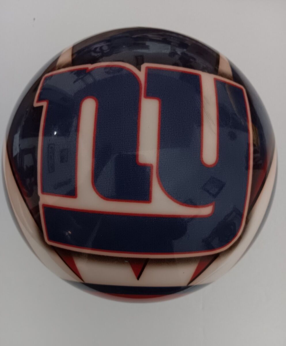 Brunswick 'NY GIANTS' Viz-a-Ball Bowling Ball - Official NFL Team Logo - Perfect for League Play, Casual Bowling & Sports Fan Gifts