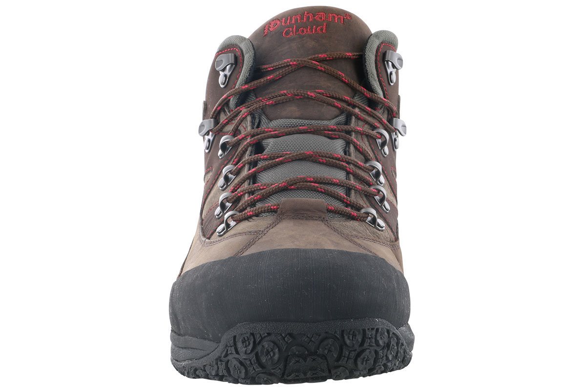 Dunham Cloud Waterproof Hiking Boots for Men - Brown Outdoor Boots for Trekking & Rainy Day Adventures