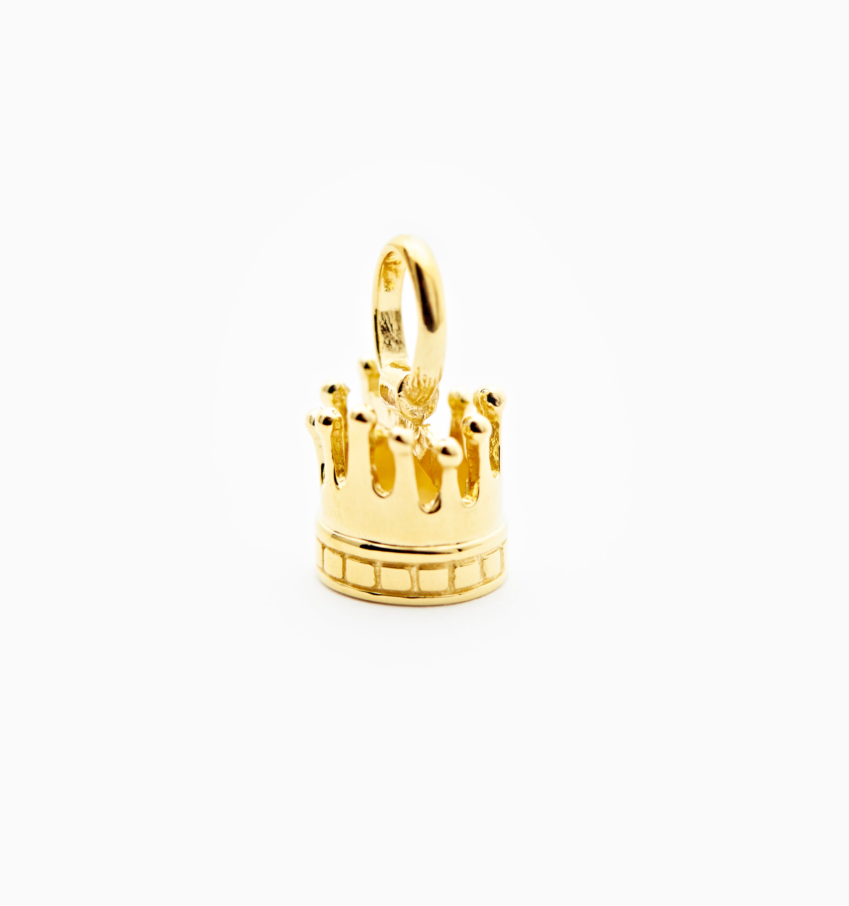 Elegant Crown Charm Jewelry - Gold & Silver Tiara Pendant for Necklace, Bracelet & DIY Crafts | Perfect for Parties, Weddings & Gifts