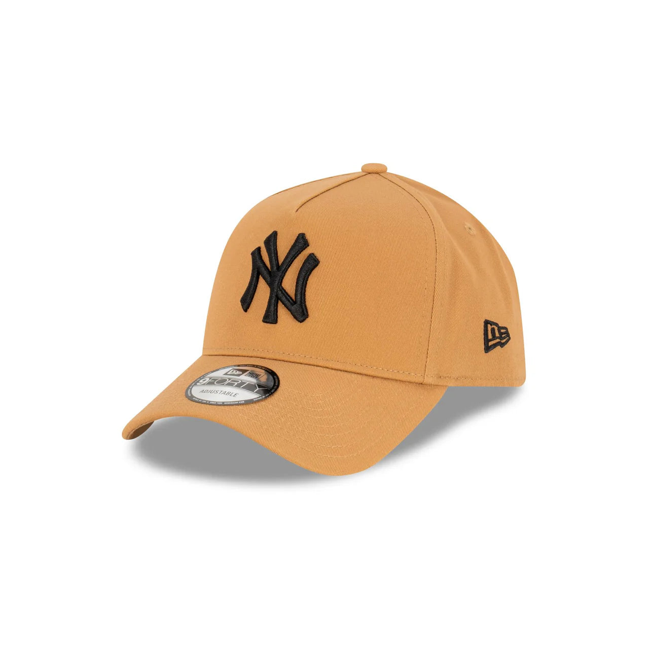 New Era 940 A-Frame NY Yankees Snapback Cap - Wheat & Black Colorway | Official MLB Baseball Hat for Men & Women - Perfect for Games, Streetwear & Fan Collections
