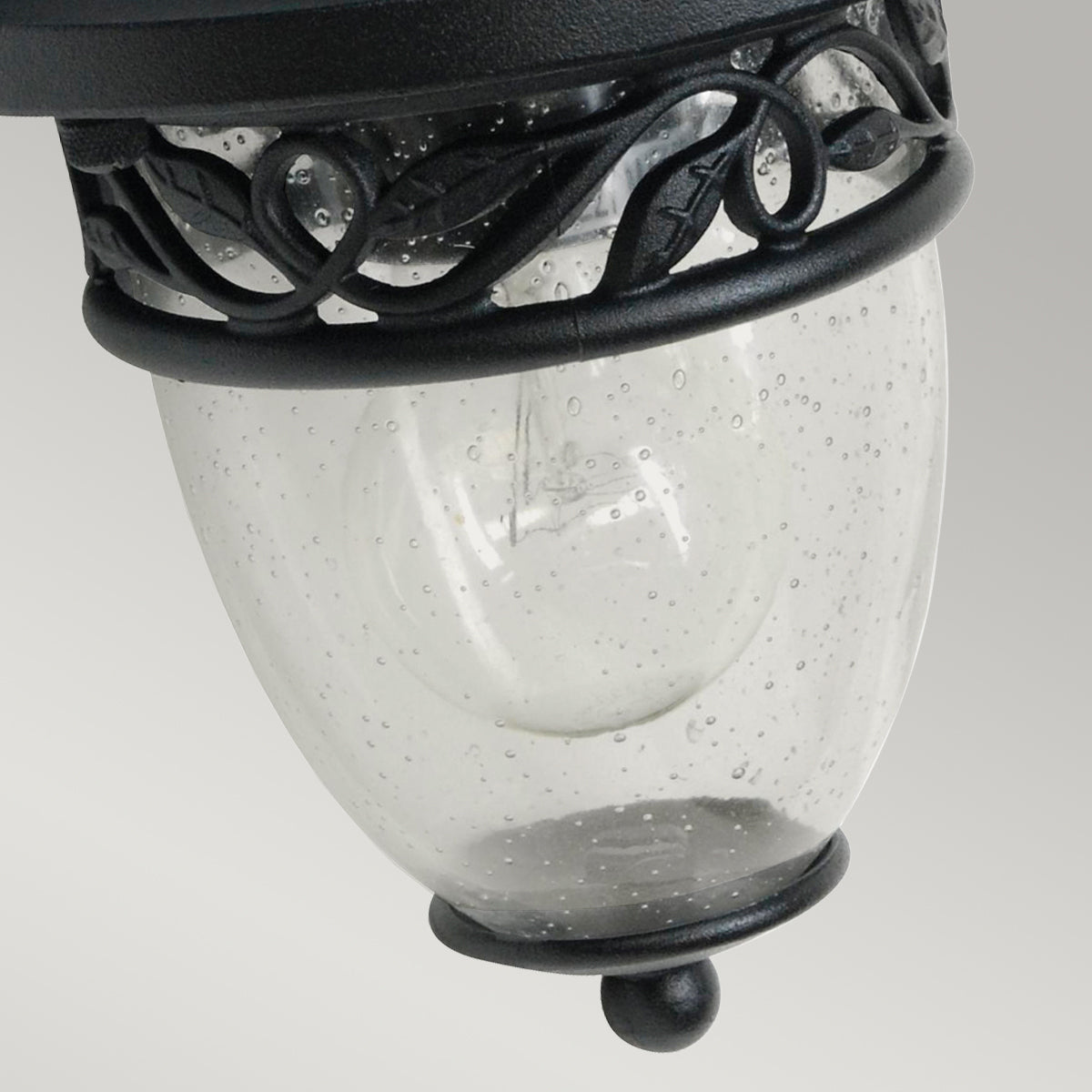 Burford Wall Lantern Outdoor Light - Antique Weathered Zinc Finish for Porch, Garden & Patio Lighting